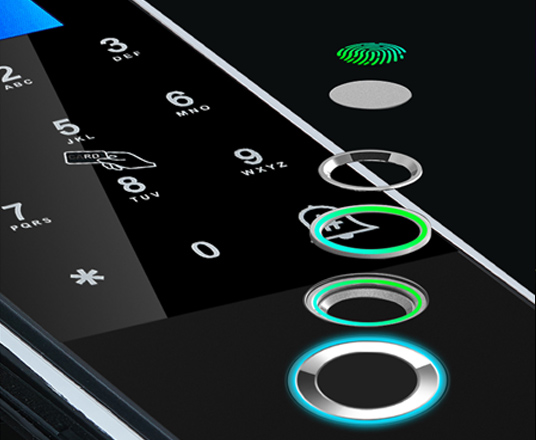 辦公室指紋鎖玻璃門密碼鎖單雙門免開孔免布線智能門禁系統(tǒng)一體機